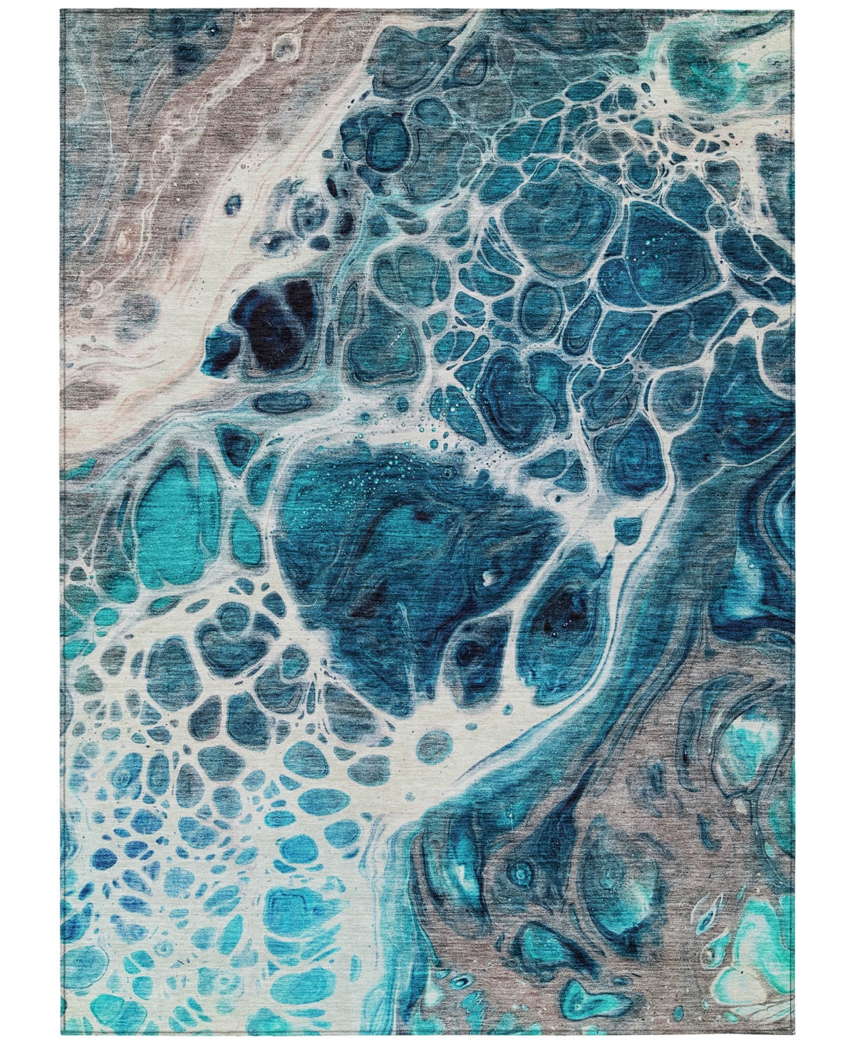 Addison Chantille Acn668 8'x10' Area Rug In Teal