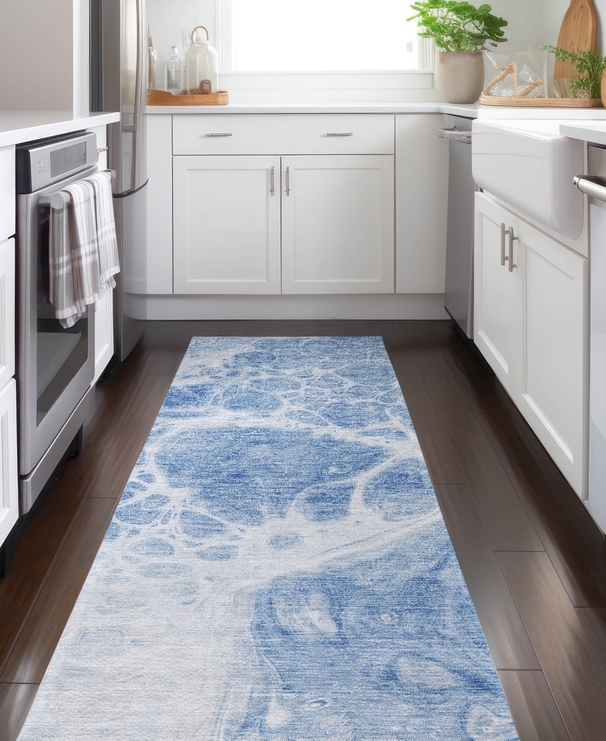 Addison Chantille Acn682 2'3"x7'6" Runner Area Rug In Mist