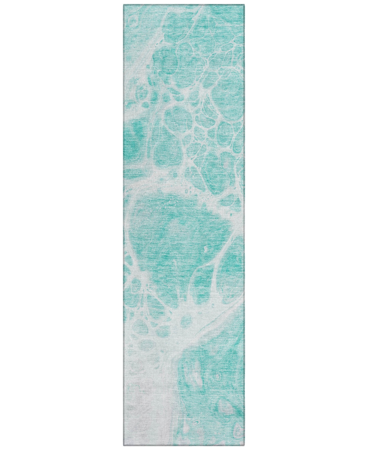 Addison Chantille Acn682 2'3"x7'6" Runner Area Rug In Aqua