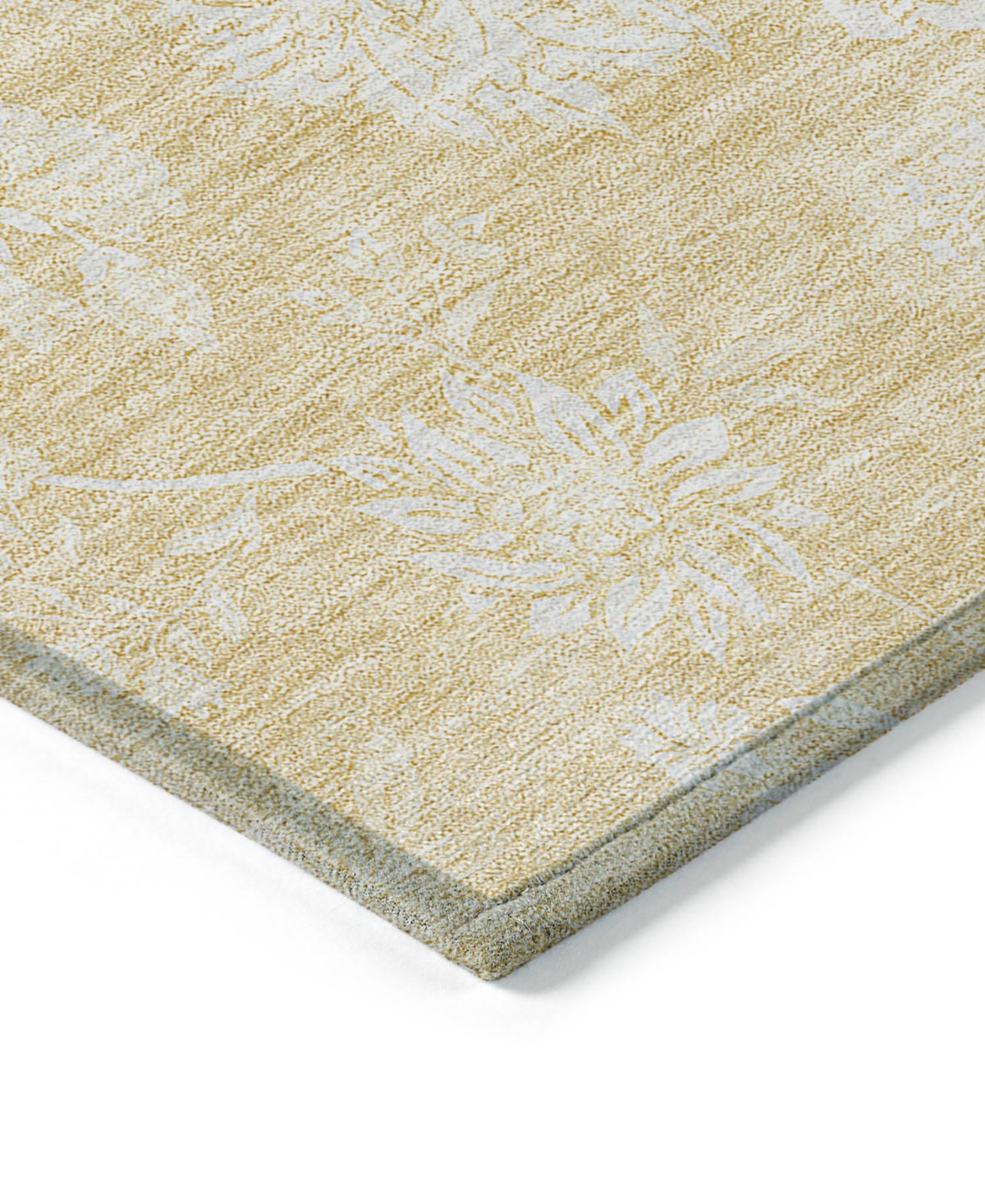 Addison Chantille Machine Washable Acn681 2'3"x7'6" Runner Area Rug In Gold