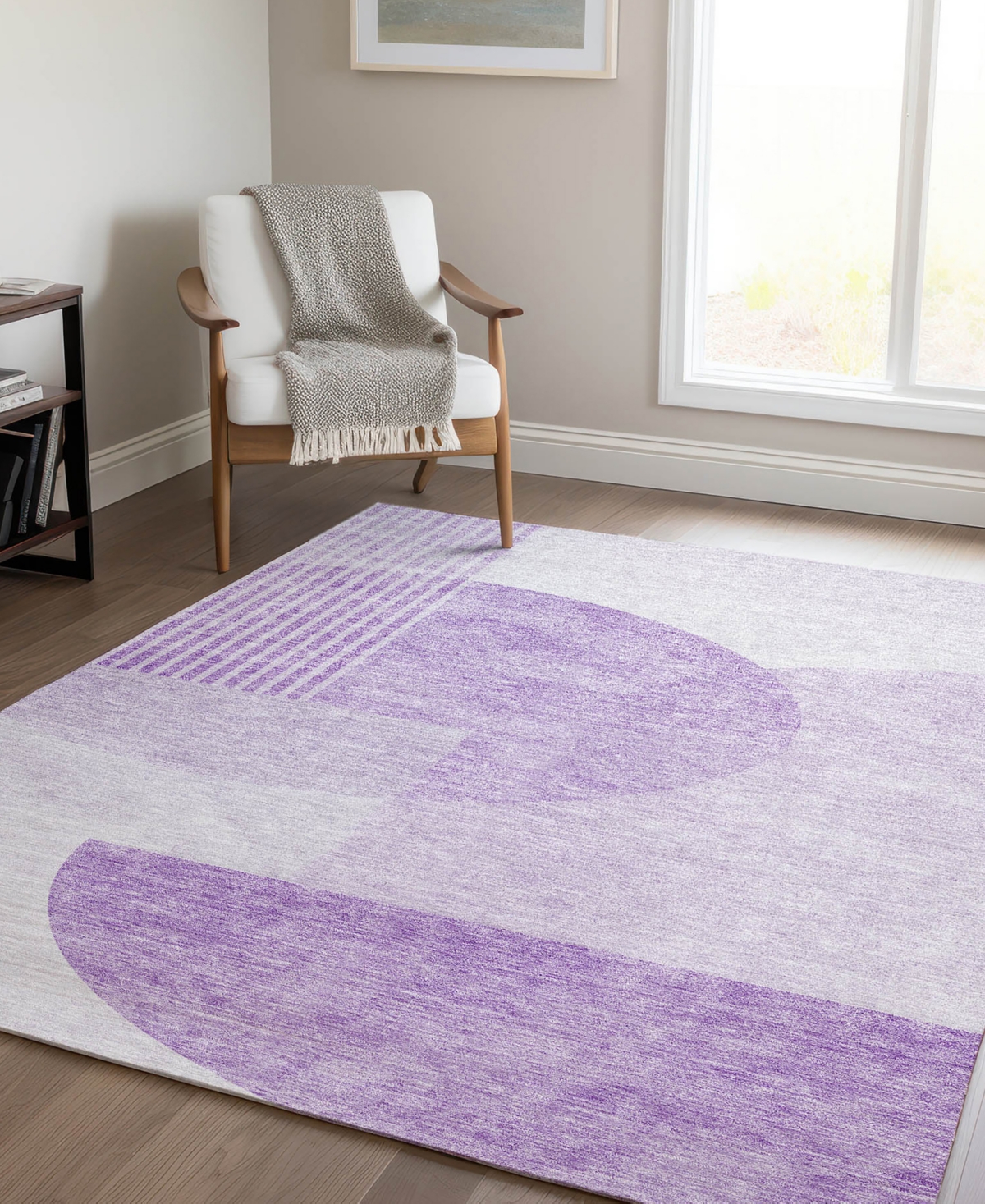 Addison Chantille Acn680 5'x7'6" Area Rug In Purple