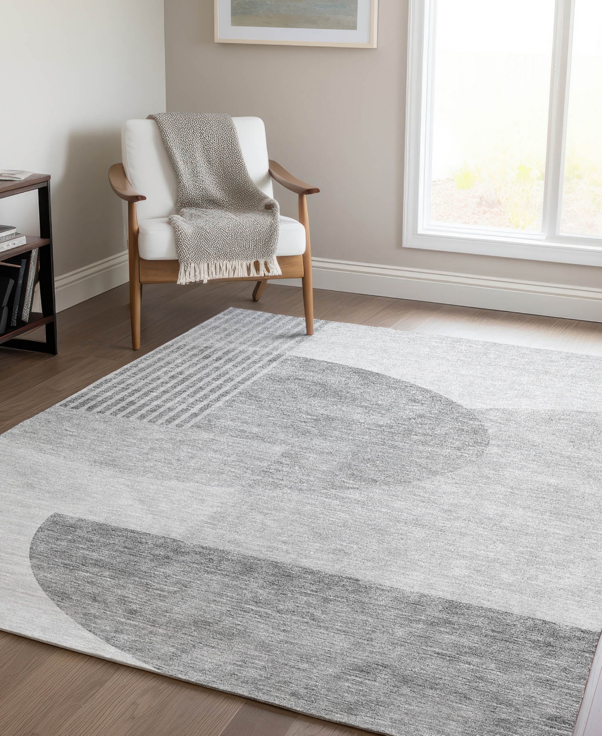 Addison Chantille Acn678 5'x7'6" Area Rug In Gray