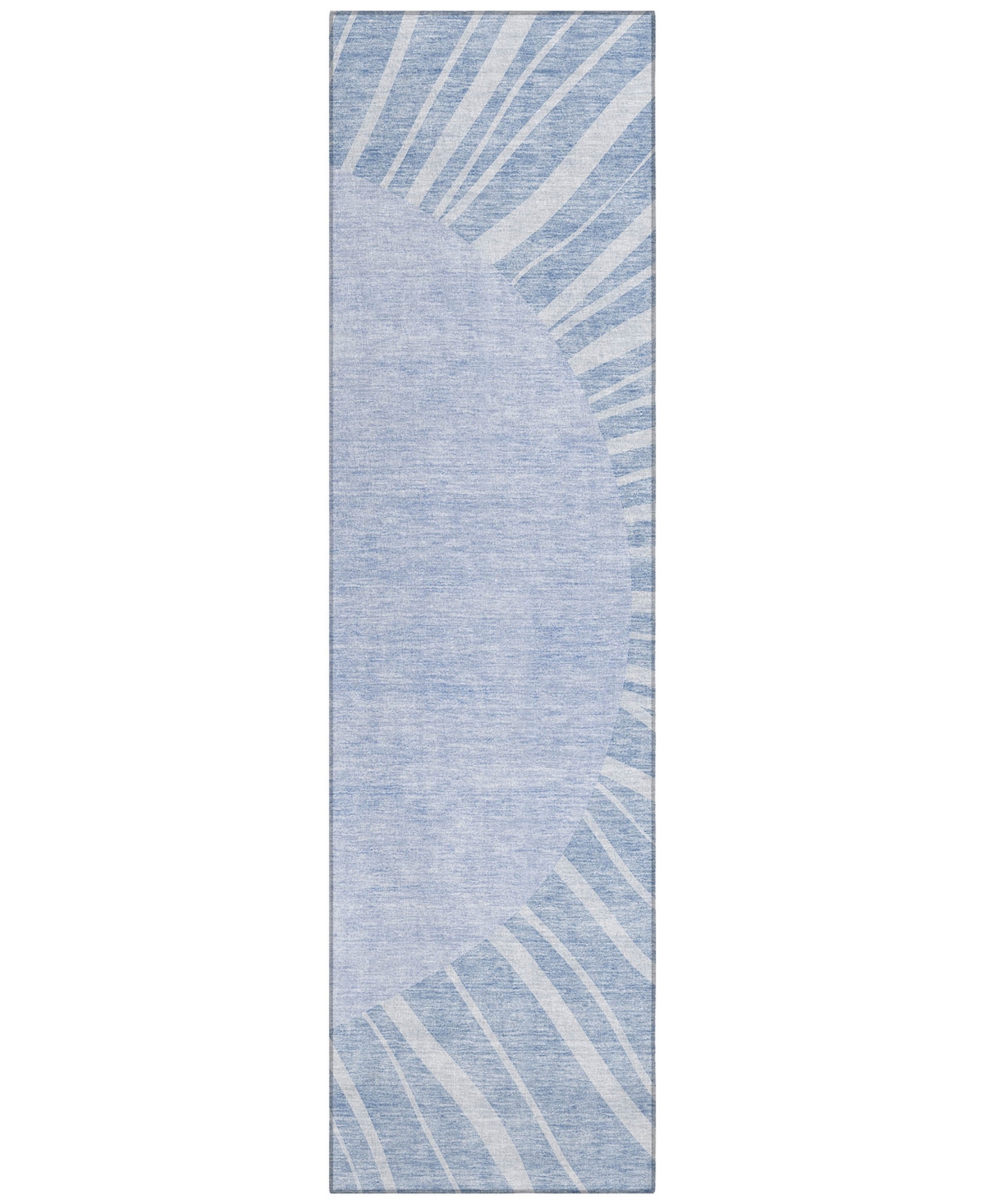 Addison Chantille Acn668 2'3"x7'6" Runner Area Rug In Denim