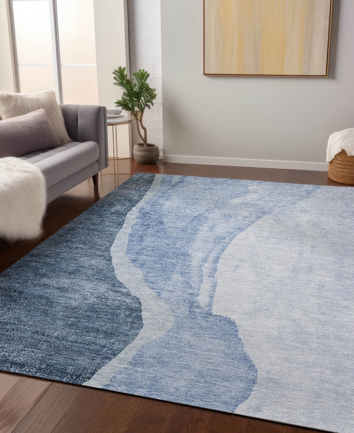 Addison Chantille Acn667 8'x10' Area Rug In Blue