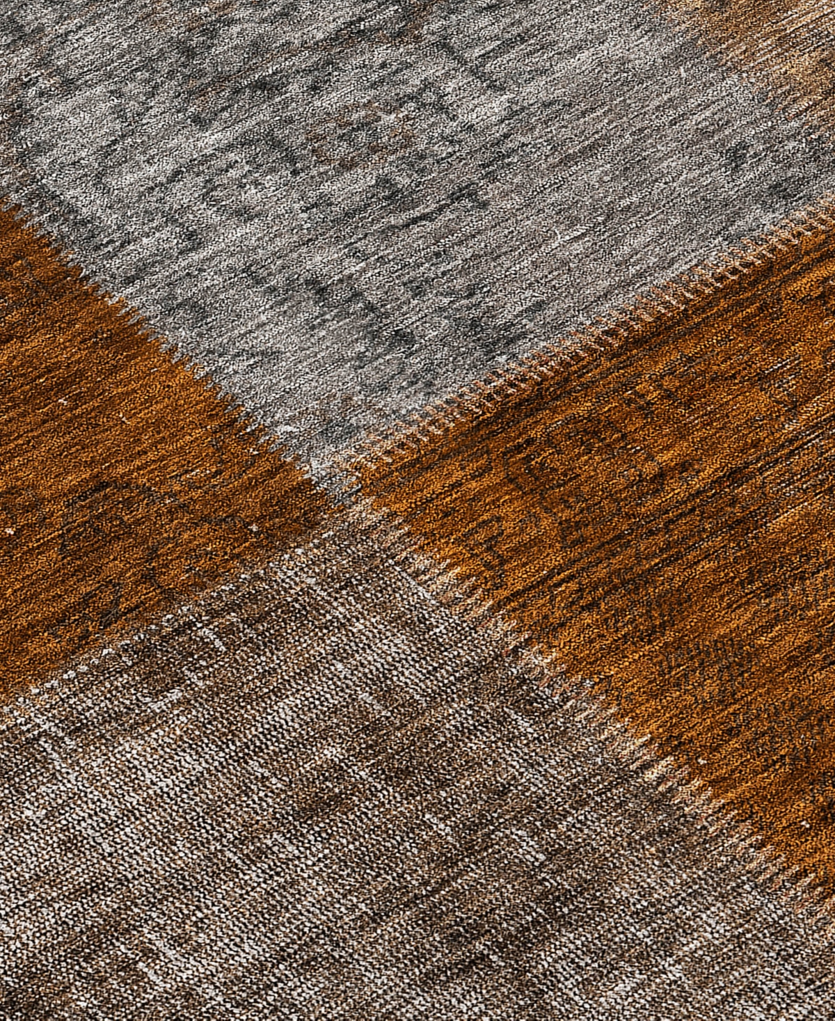 Addison Chantille Acn663 5'x7'6" Area Rug In Paprika