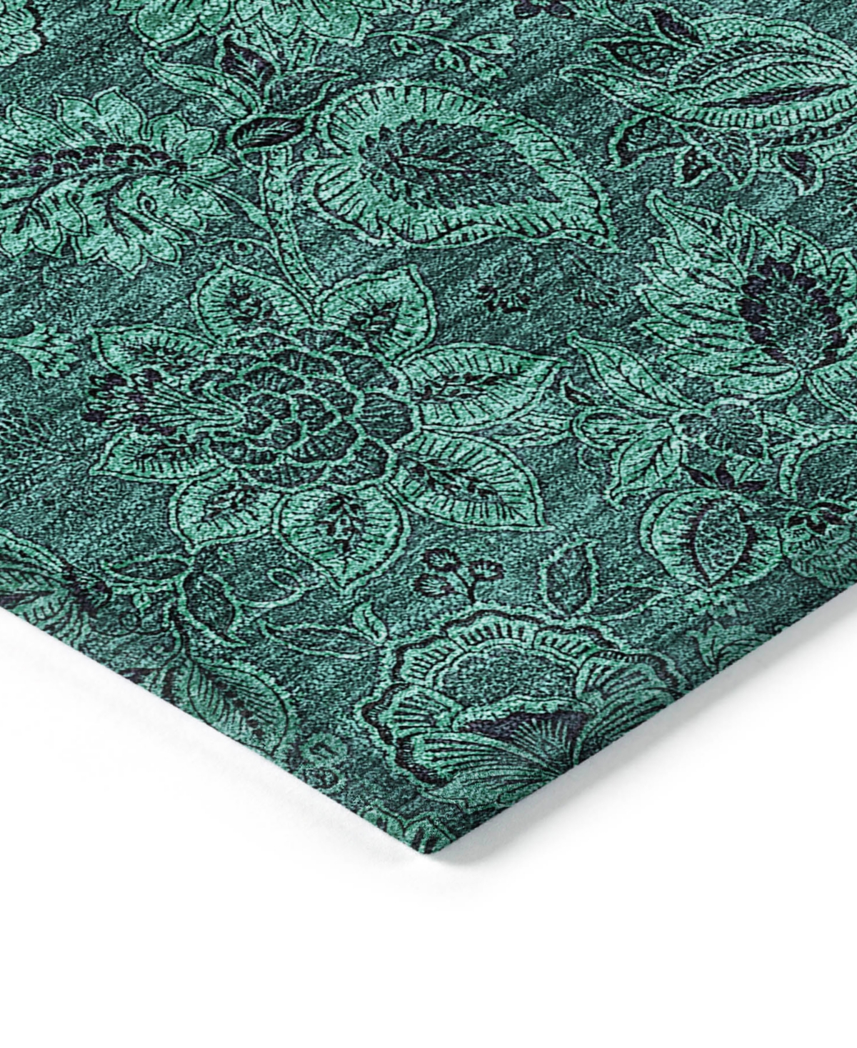 Addison Chantille Machine Washable Acn661 9'x12' Area Rug In Teal