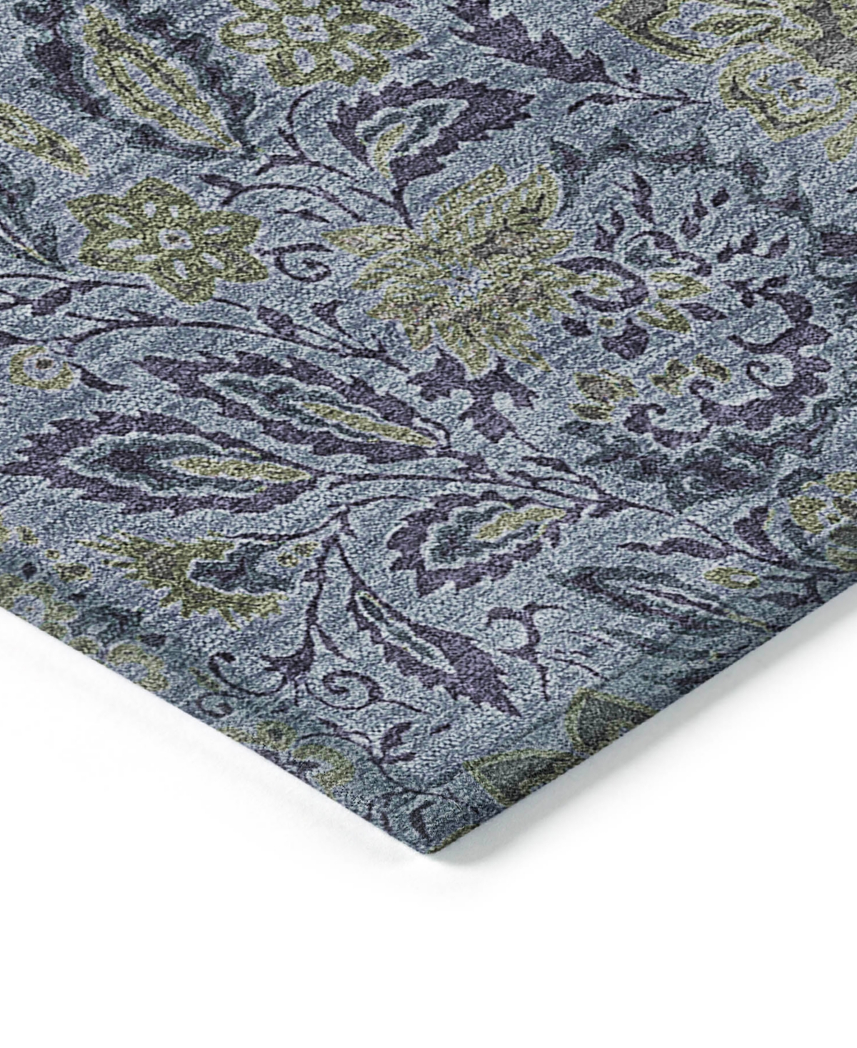 Addison Chantille Acn660 2'3"x7'6" Runner Area Rug In Denim