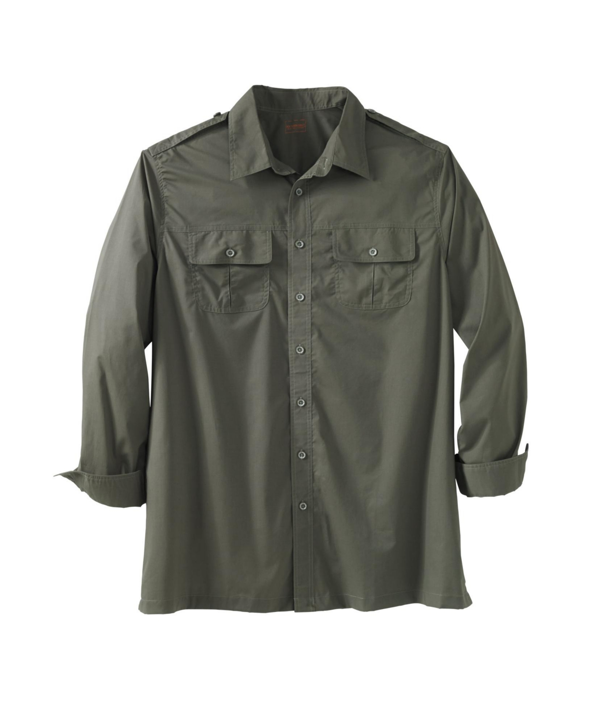 Boulder Creek Big & Tall by KingSize Long Sleeve Pilot Shirt
