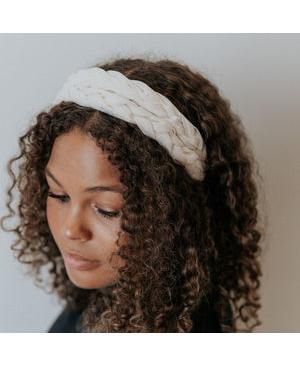 Women's Blushing Braid Headband - Ivory