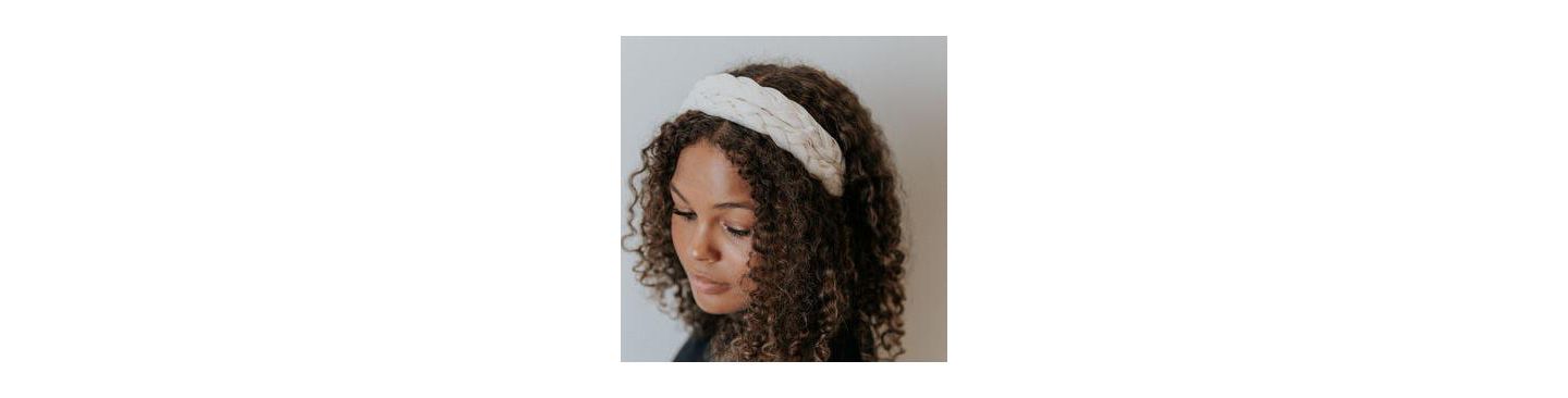 Женские аксессуары для волос Headbands of Hope Blushing Braid Headband - Ivory — фото 2