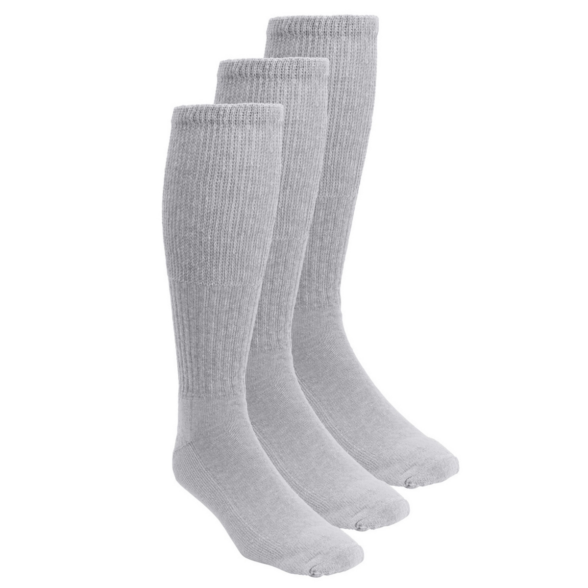 KingSize Big & Tall Diabetic Over-The-Calf Extra Wide Socks 3-Pack