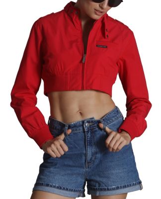 Women's Mini Cropped Racer Jacket