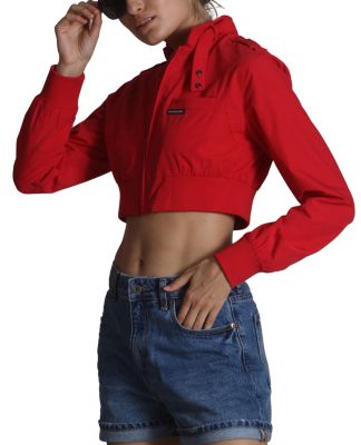 Women's Mini Cropped Racer Jacket