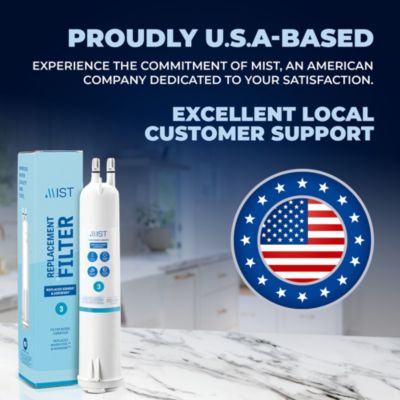 4396841 Water Filter Replacement for EDR3RXD1, Everydrop Filter 3, Compatible with 4396841, 4396710, Kenmore 46-9083, 46-9030, Refrigerator Water Filter (2 Pack)