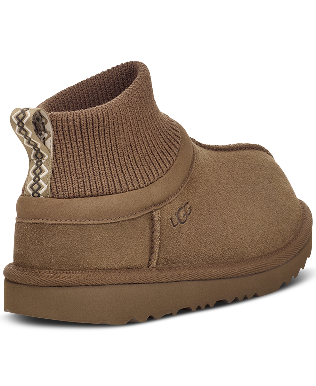 Ugg Toddler Classic Ultra Stretch Cuff Booties In Mustard Seed