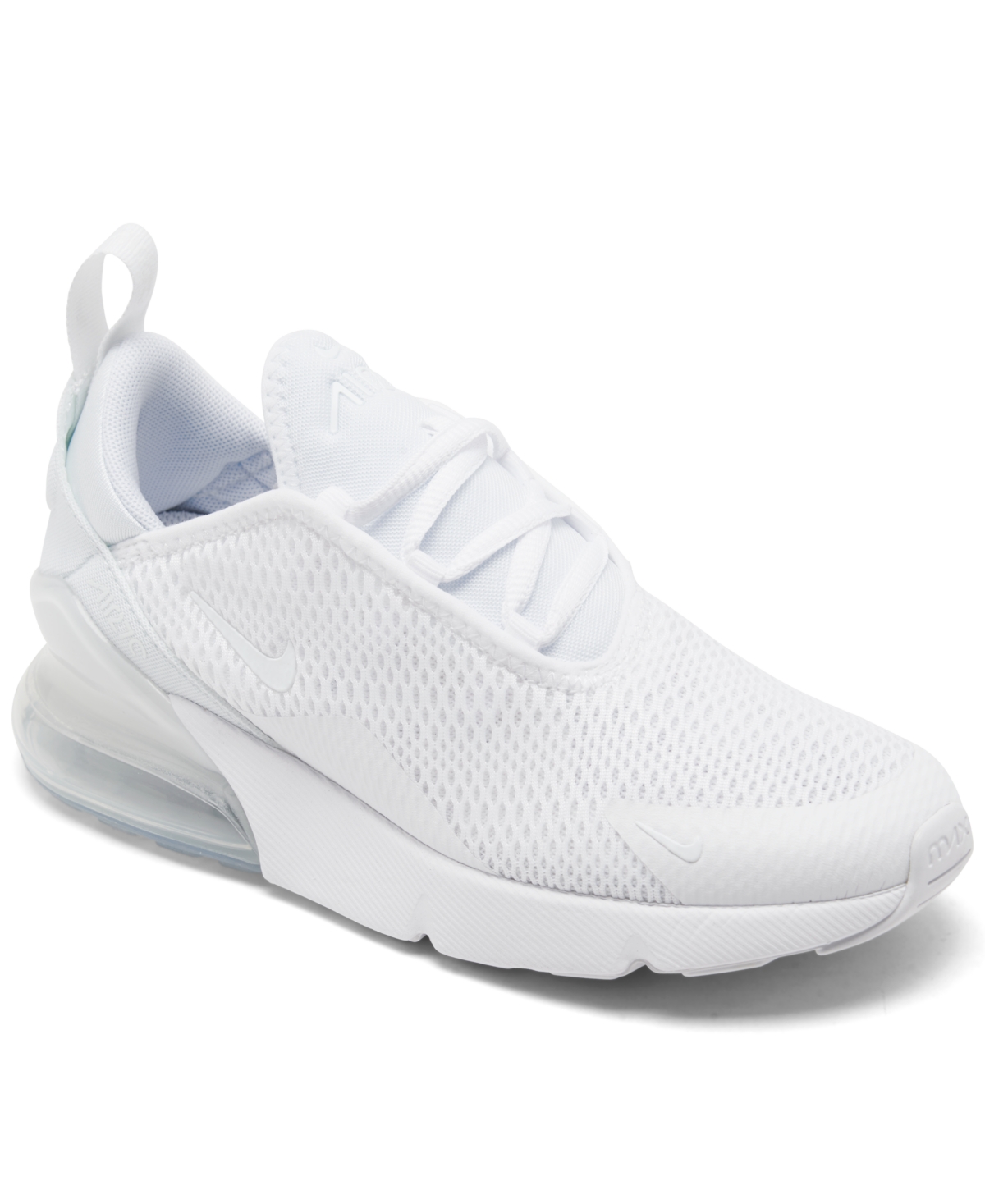 Nike Little Kids Air Max 270 Casual Sneakers From Finish Line In White