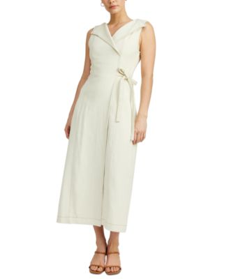 En Saison - Women's Areli Tie-Waist Cotton Denim Midi Dress