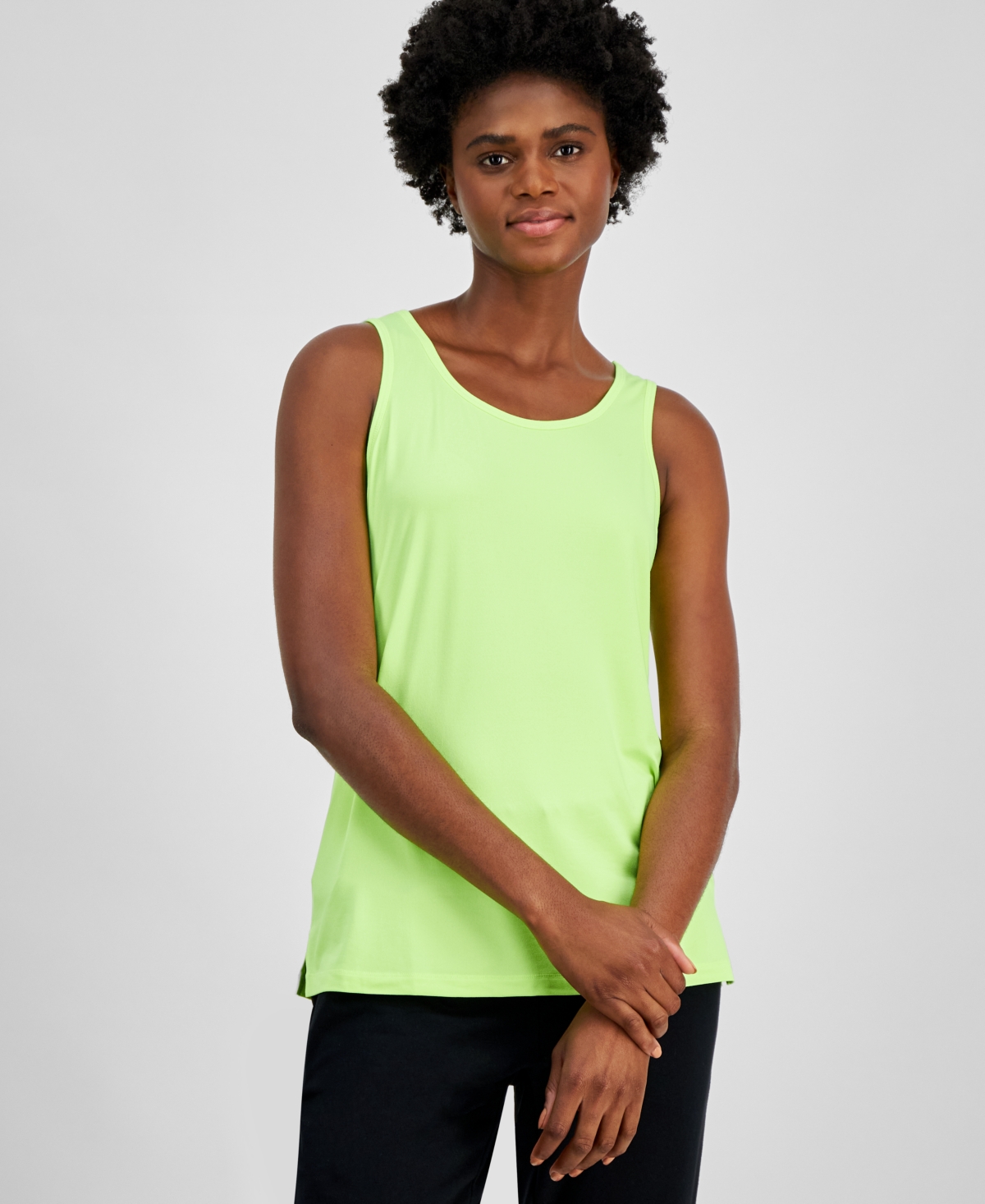 Id Ideology Women s Performance Muscle Tank Top Created for Macy s Sunny Daze Smart Closet