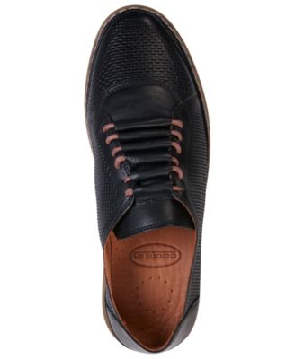 Women's Oscar Hidden Lace Perforated Leather Sneakers