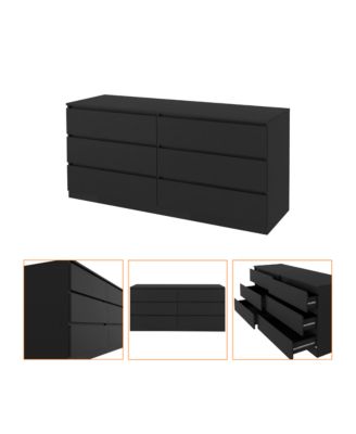 Seul 6 Drawer Double Dresser