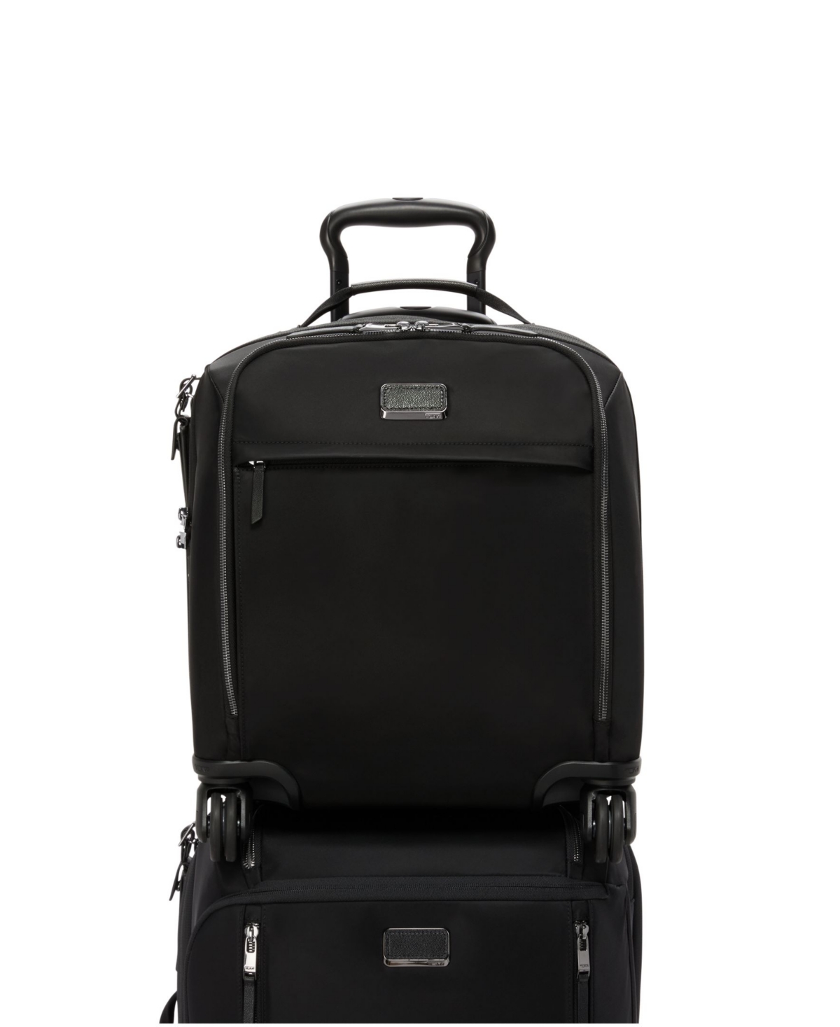 Tumi Voyageur Leger Compact Carry-on In Black,gunmetal