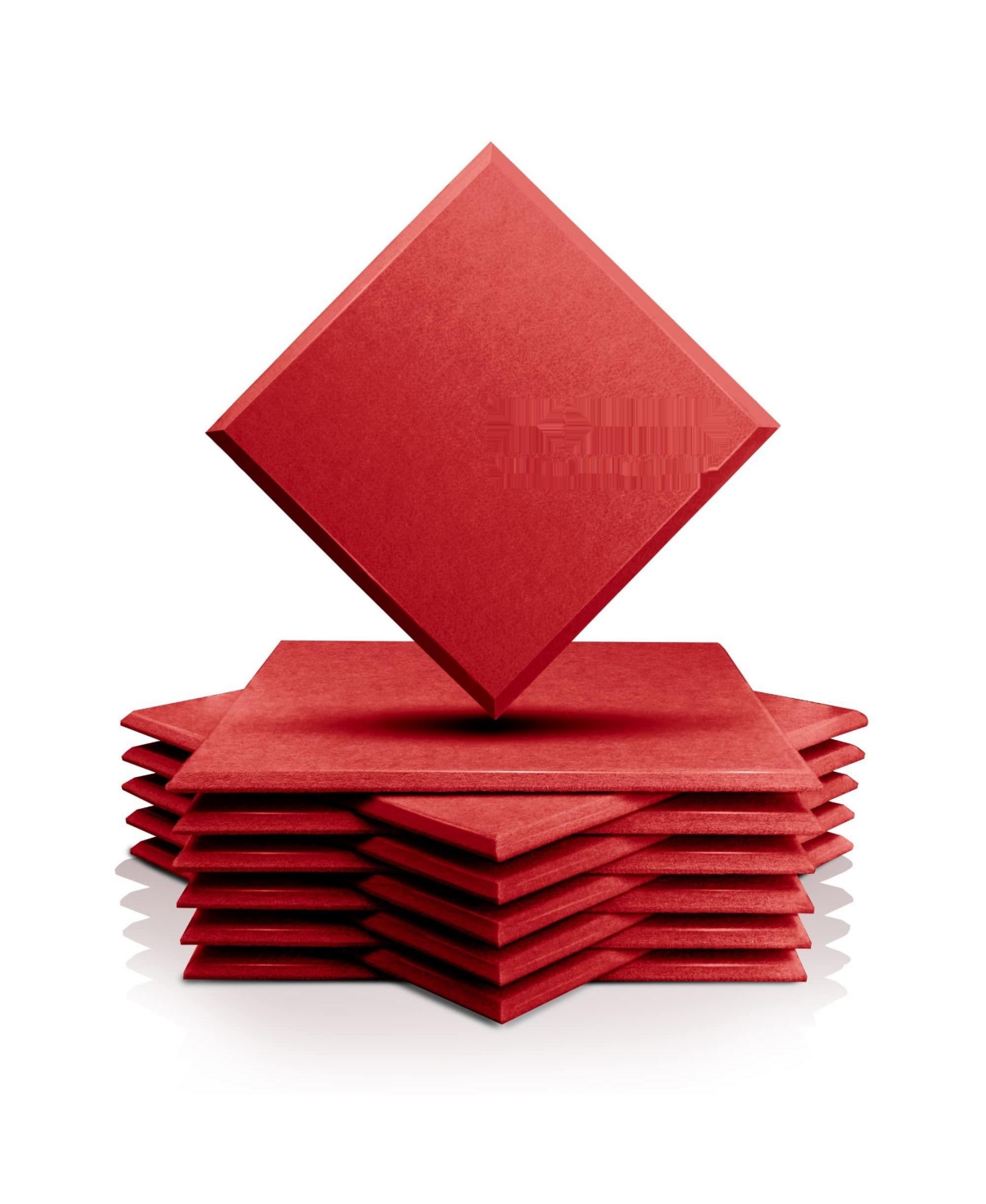 Fstop Labs Acoustic Foam Panels: Home & Office Insulation (12 Pack) -(beveled edge)