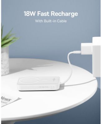 10000mAh Magnetic Power Bank 30W MagSafe Portable Charger, Yellow