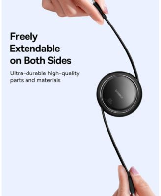 Free2Draw Mini Retractable Charging Cable Type-C to Type-C 100W 1m Nebula Purple