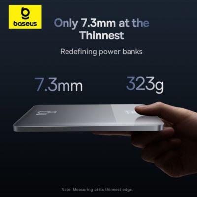 Blade2 Portable Charger 12000mAh Power Bank 65W Fast-Charging - Blue