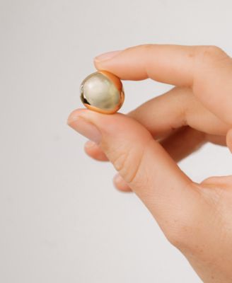 Polished Pebble Stud Earrings