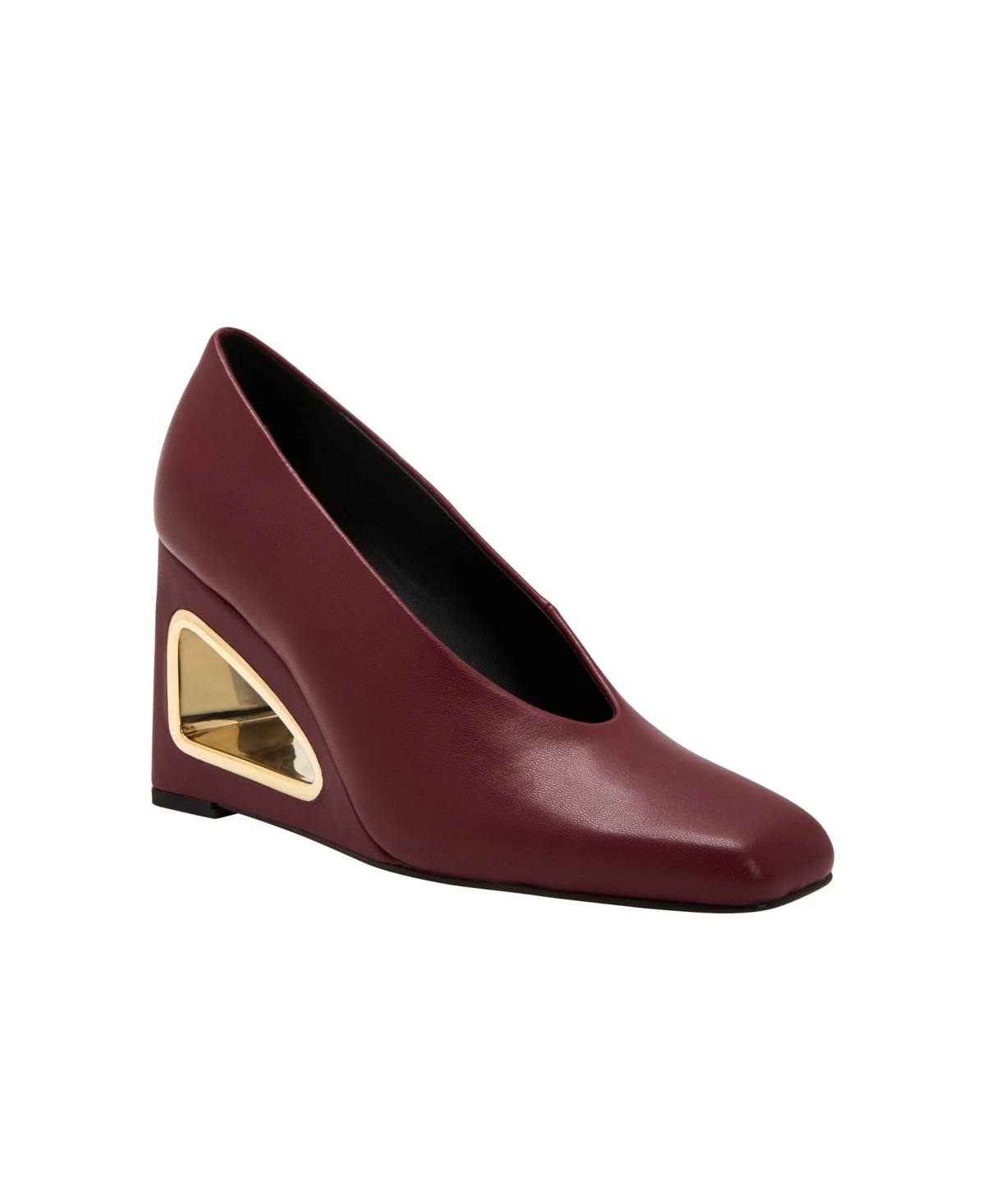 Shop Katy Perry Women's Hollow Wedge Pumps In Cranberry
