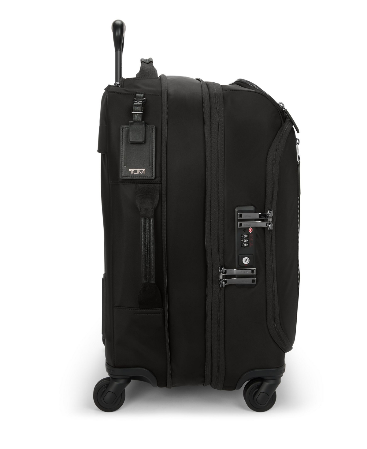 Tumi Leger Continental Expandable Carry On Wheeled Suitcase In Black,gold