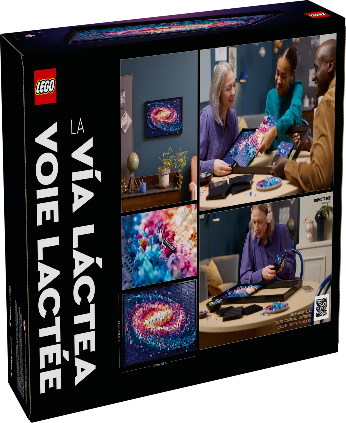 Lego The Milky Way Galaxy 31212 3d Effect Wall Decor Building Set, 3,091-pieces In Multi