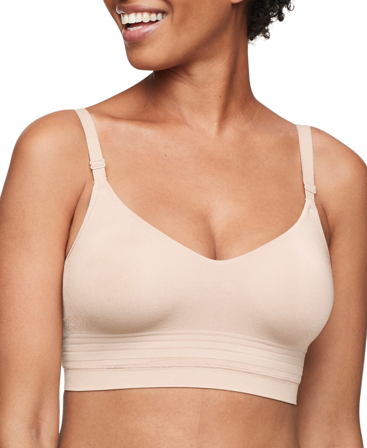WARNER'S WOMEN'S EASY DOES IT SEAMLESS LONGLINE BRA RM5501A 