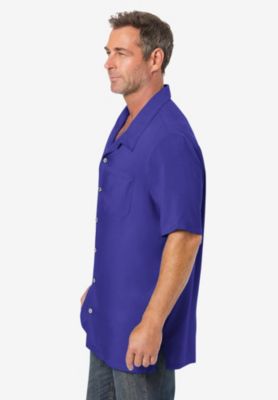 Big & Tall KS Island Solid Camp Shirt