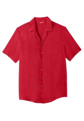 Big & Tall KS Island Solid Camp Shirt