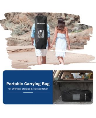 Inflatable Stand Up Paddle Board Surfboard W/Bag Aluminum Paddle