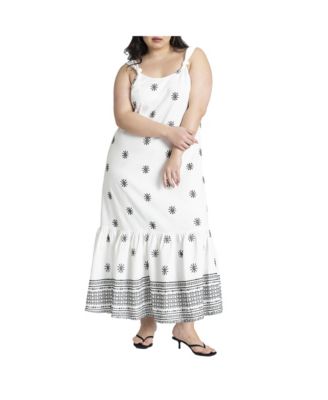 sachin and babi light blue dress Plus Size Embroidered Dress main image 0
