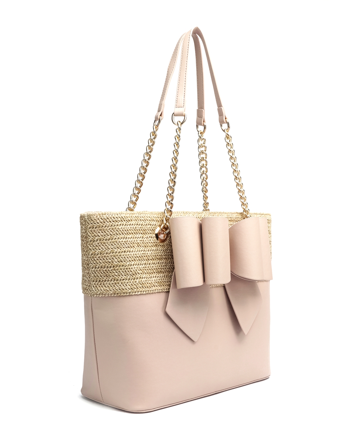 Like Dreams Daisy Bowtie Dual Tote Bag In Black