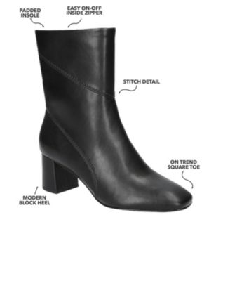 Women's Harp Square Toe Boots