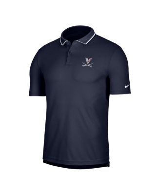 Men's Navy Virginia Cavaliers Red, White Hoo Sabre Collection Performance Polo Shirt