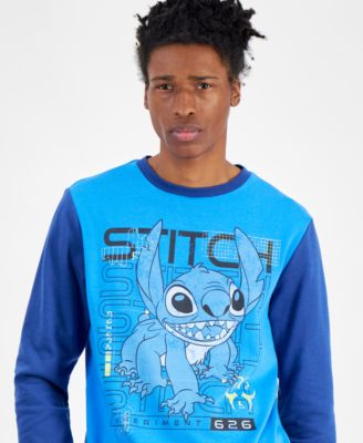 Men's Lilo & Stitch Experiment 626 Regular-Fit Printed Fleece Sweatshirt