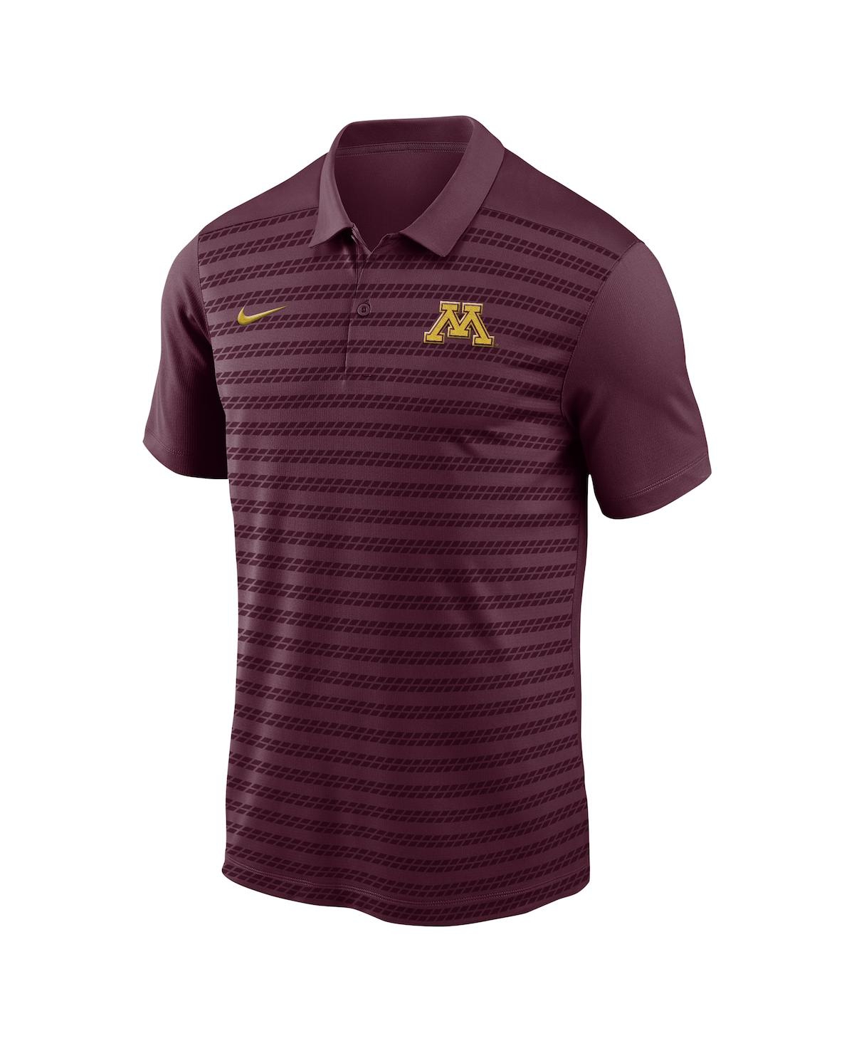 Nike Men's Maroon Minnesota Golden Gophers 2024 Sideline Victory Coaches Performance Polo In Maroon,gold