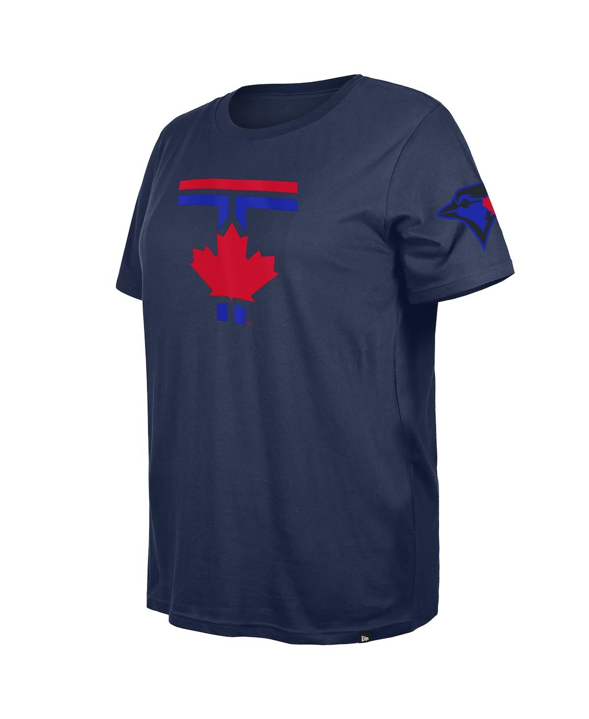 New Era Women'sTorontoJays 2024 City Connect Plus Size T-Shirt - Blue