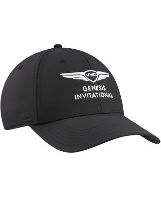 Men's Black Genesis Invitational Stratus Structured Ultimate Fit Adjustable Hat