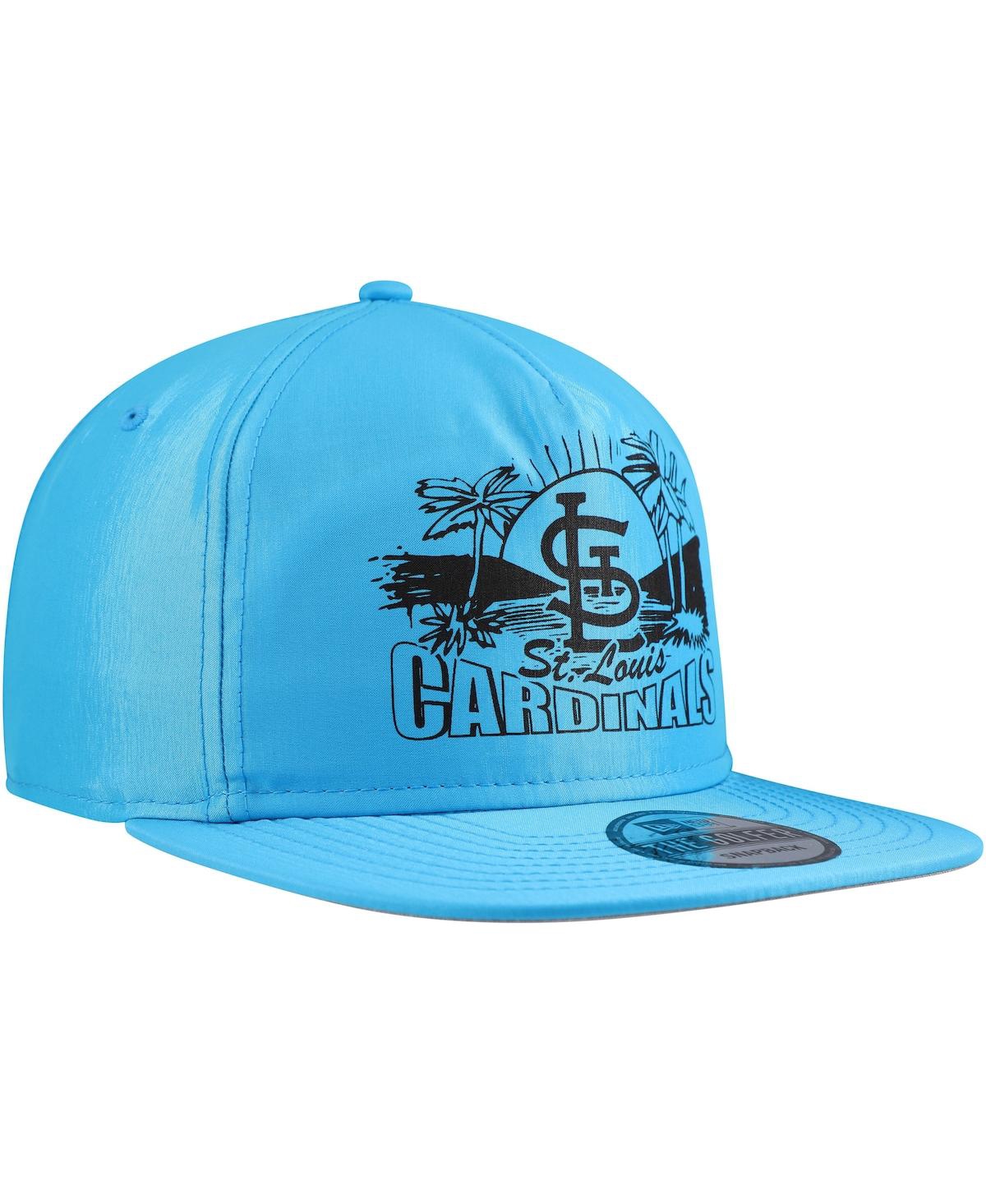 New Era Men's Blue St. Louis Cardinals Neon Golfer Snapback Hat In Blue