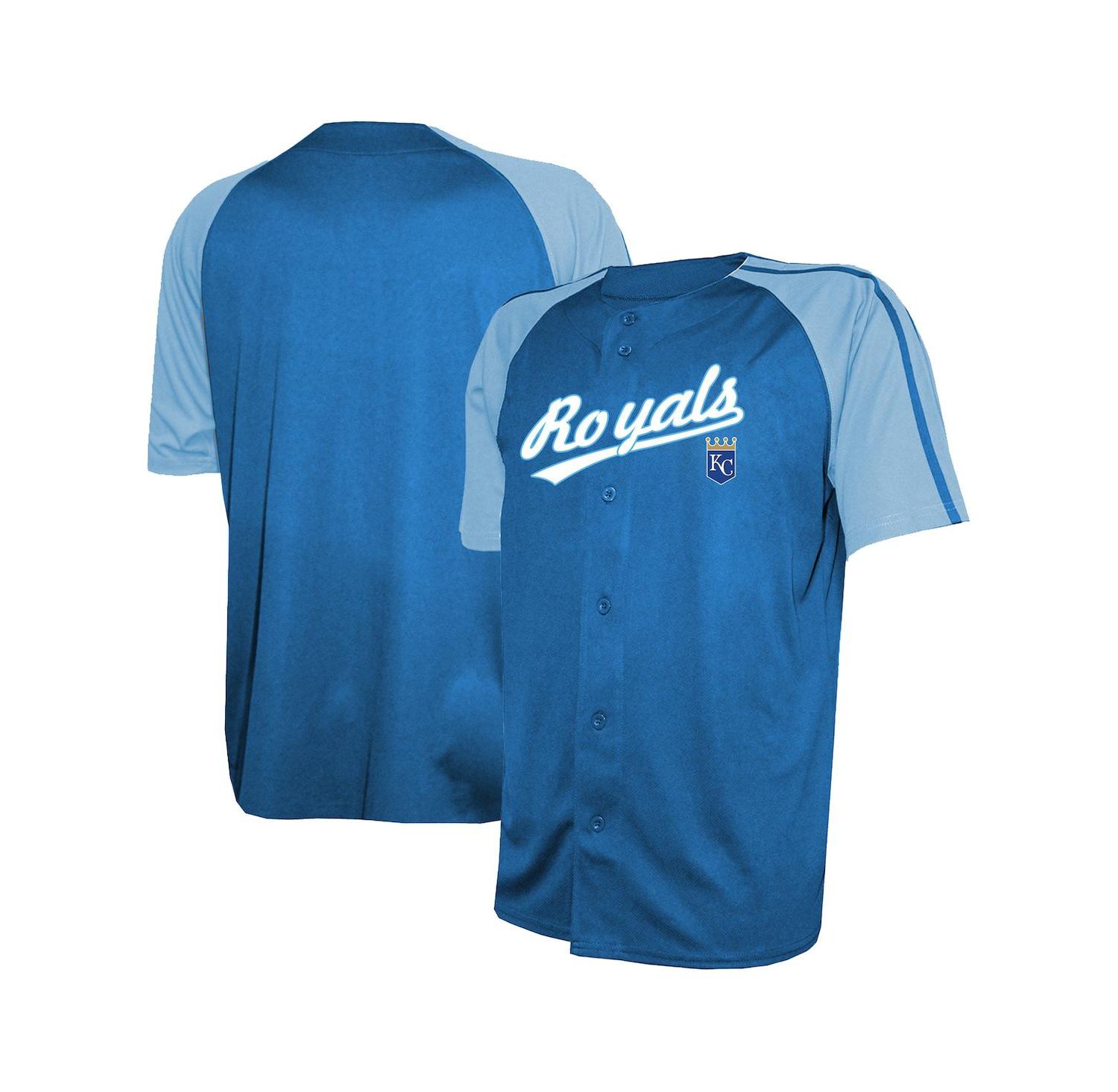 Men's Royal Kansas City Royals Team Raglan Jersey
