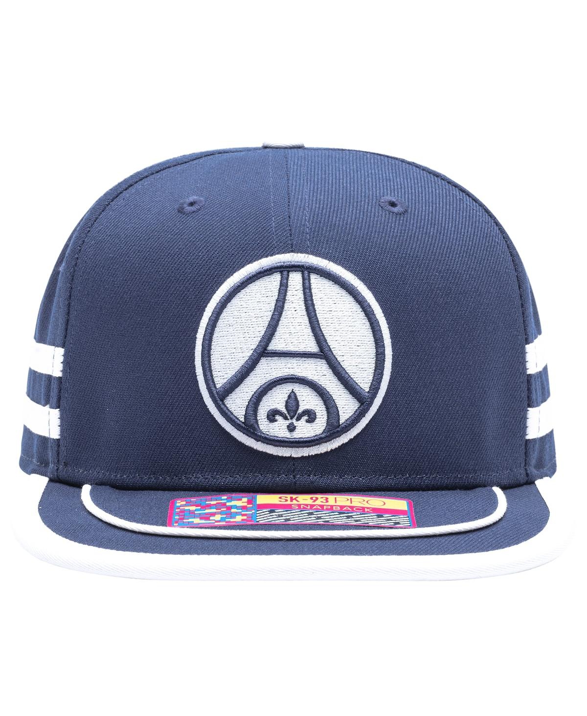 Shop Fan Ink Men's And Women's Navy Paris Saint-germain Offshore Snapback Hat