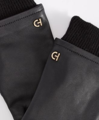 Women's Stretch-Palm Leather Gloves