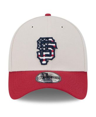 Men's Red San Francisco Giants 2024 Fourth of July 39THIRTY Flex Hat